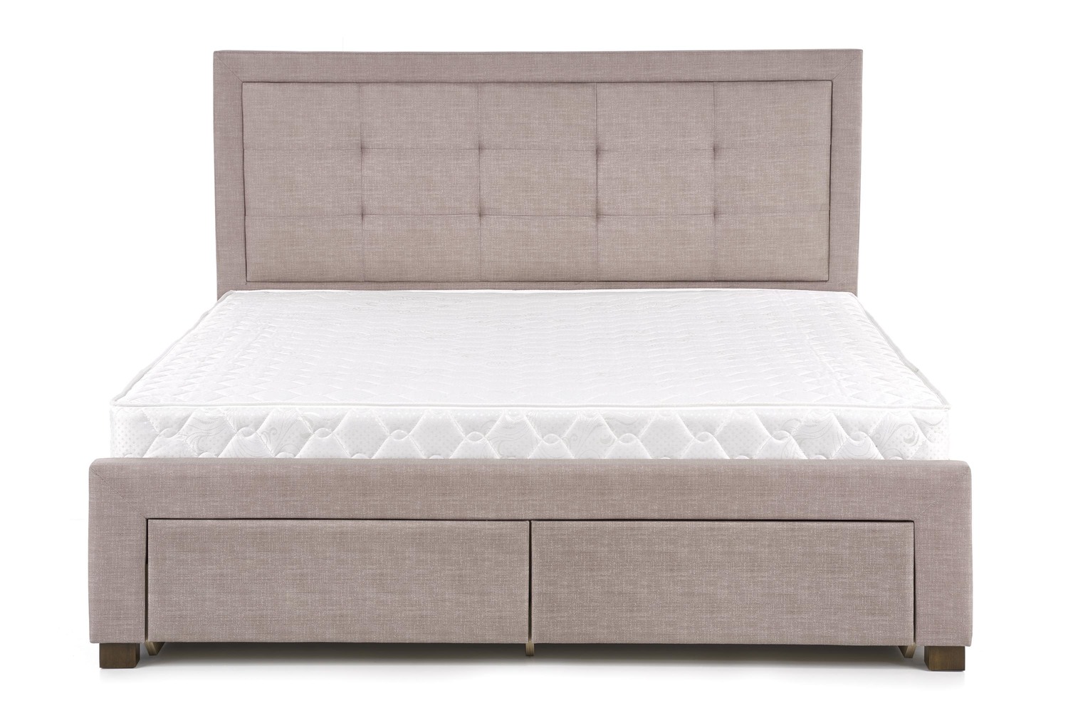 Evora posteljni okvir s predali 160x200cm - siva - slika 6