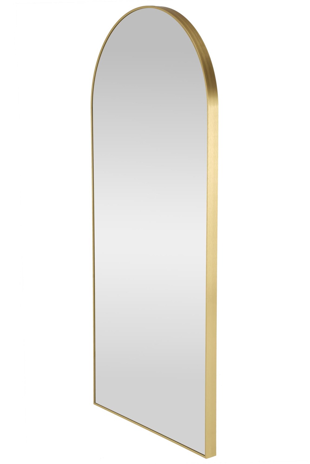 Curio stensko ogledalo 120/60/3,7 cm - zlata - slika 4