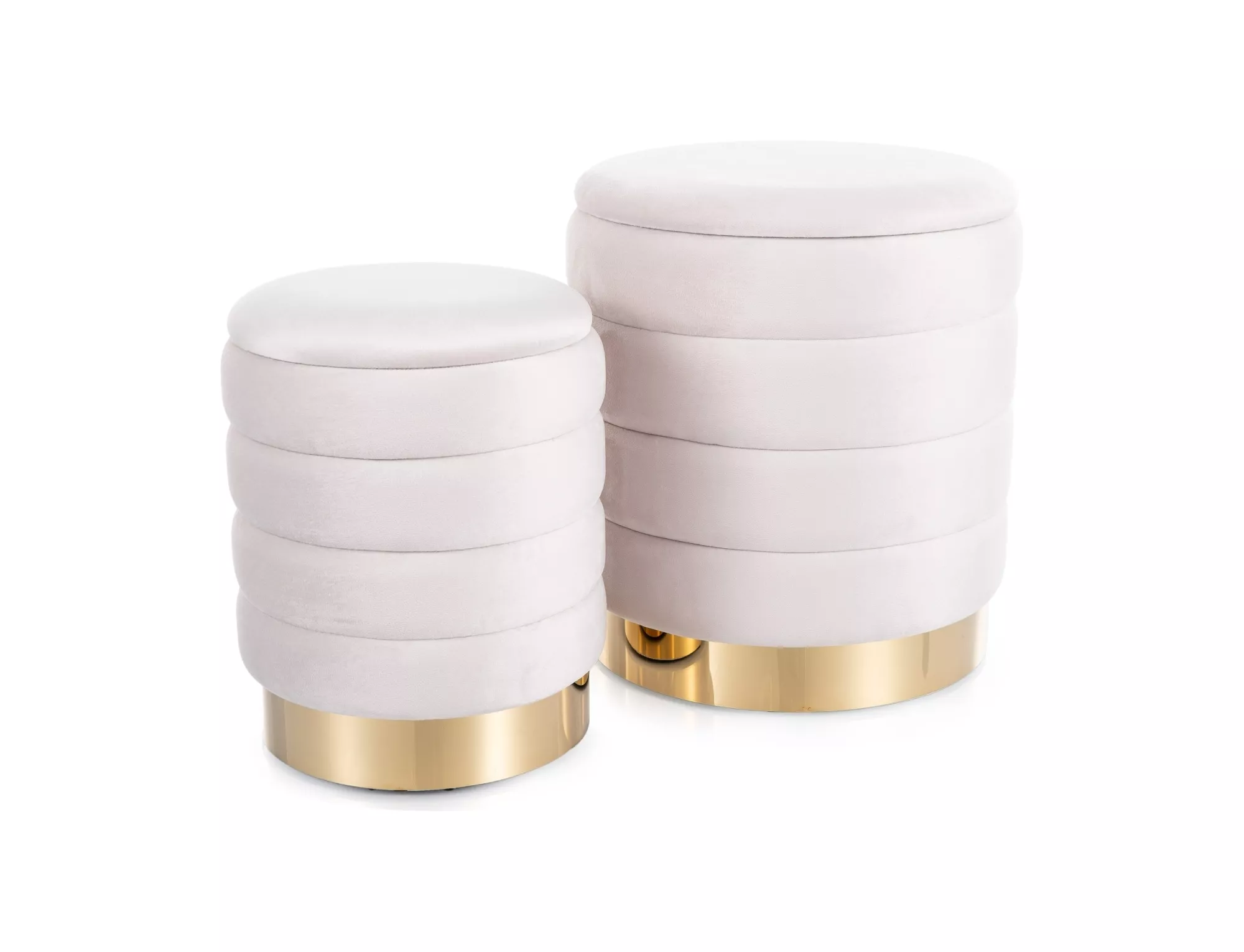 Pouffe Britta Velvet (Set of)