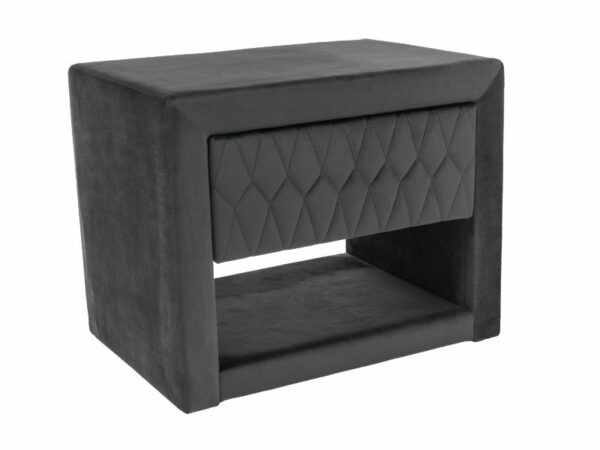 Bedside cabinet Azurro Velvet