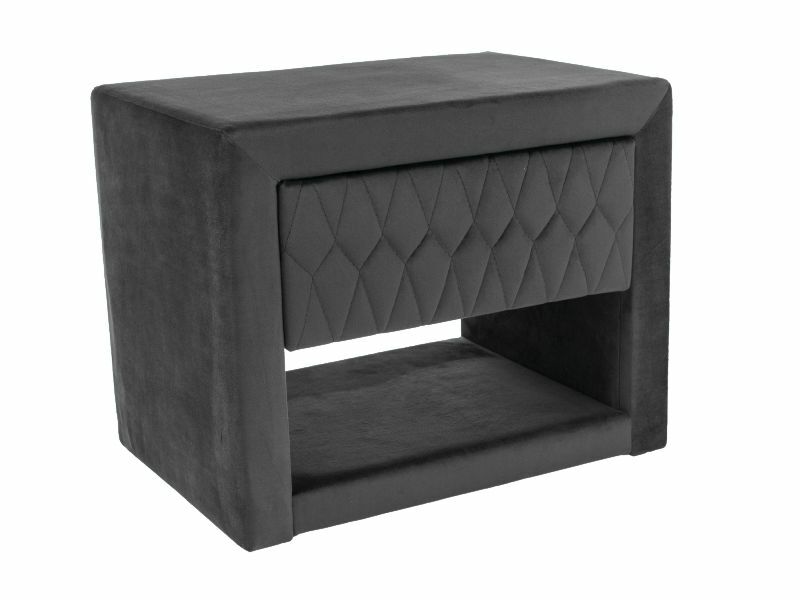 Bedside cabinet Azurro Velvet