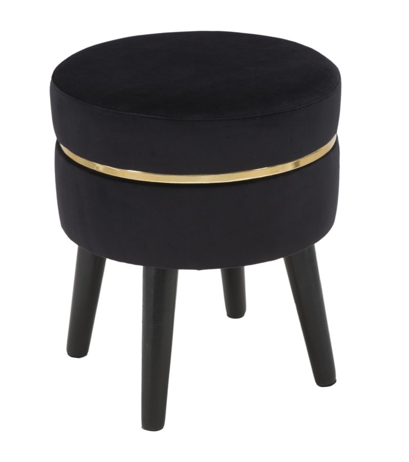 STOOL PARIS BLACK CM Ø 35X40,5