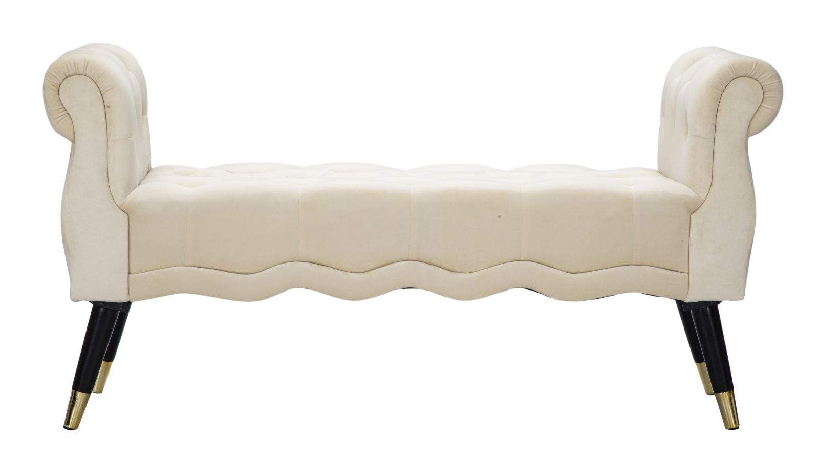 Paris klop 120X40X60cm - krem / črna / zlata - slika 2