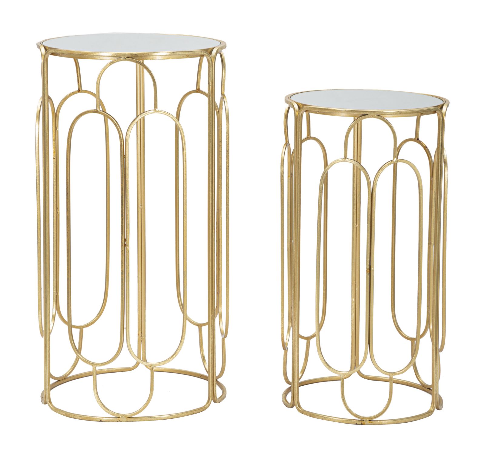 PLANT HOLDER ARTY SET 2 PCS ROUND CM Ø 36,5X70-31X60