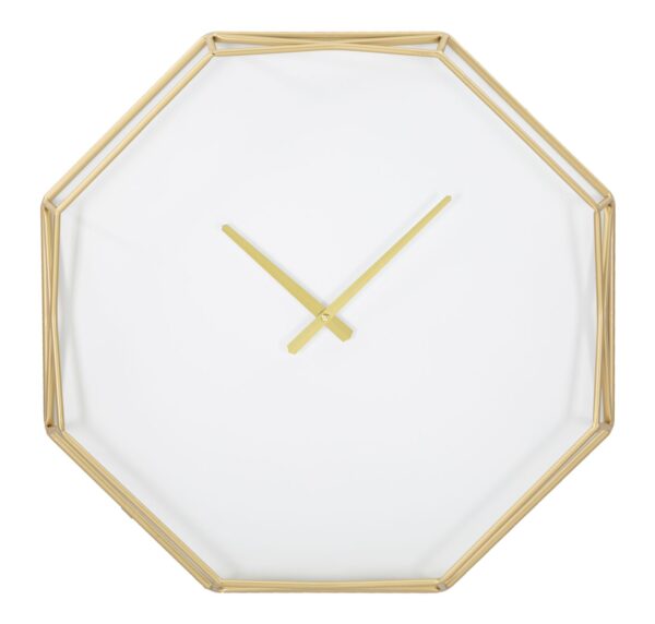 WALL CLOCK GOLDY OCTAGONAL CM 56X6,5X56