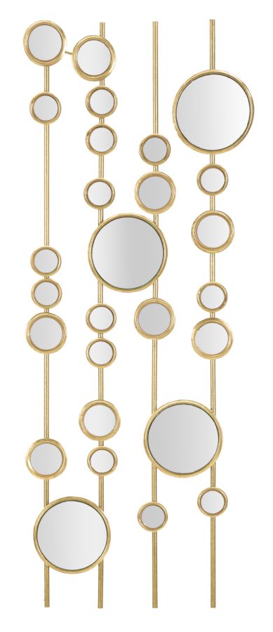 WALL PANEL SMALL MIRROS CM 35,5X1,5X90