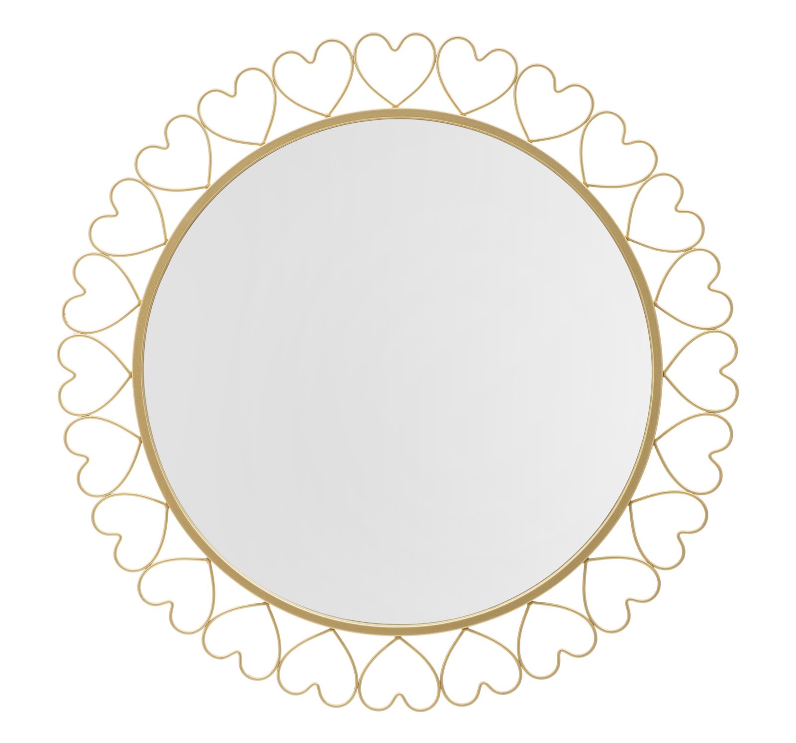 WALL MIRROR HEARTS CM Ø 80X2,5