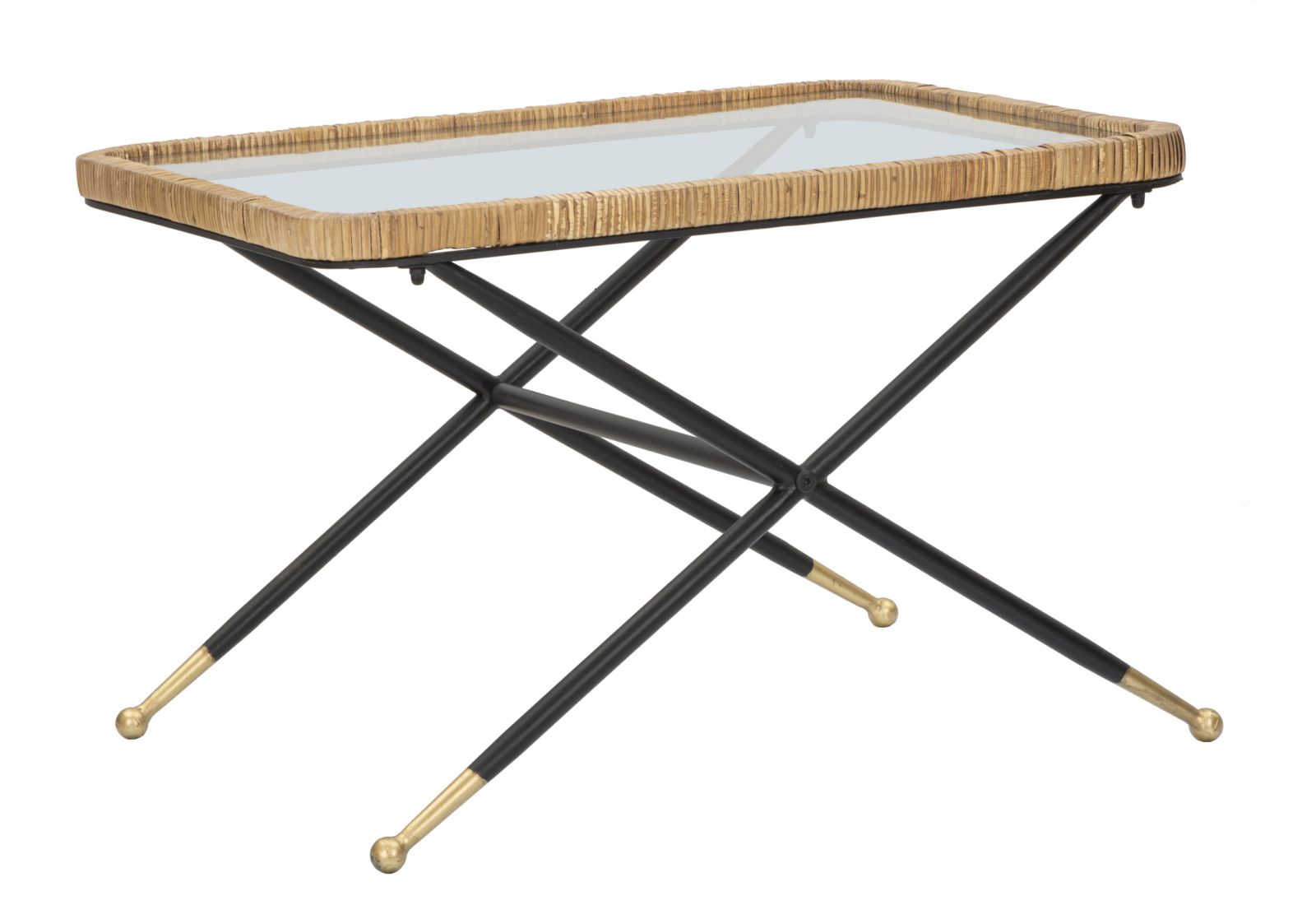 COFFEE TABLE SAINT BARTH RETT. CM 70X50X45