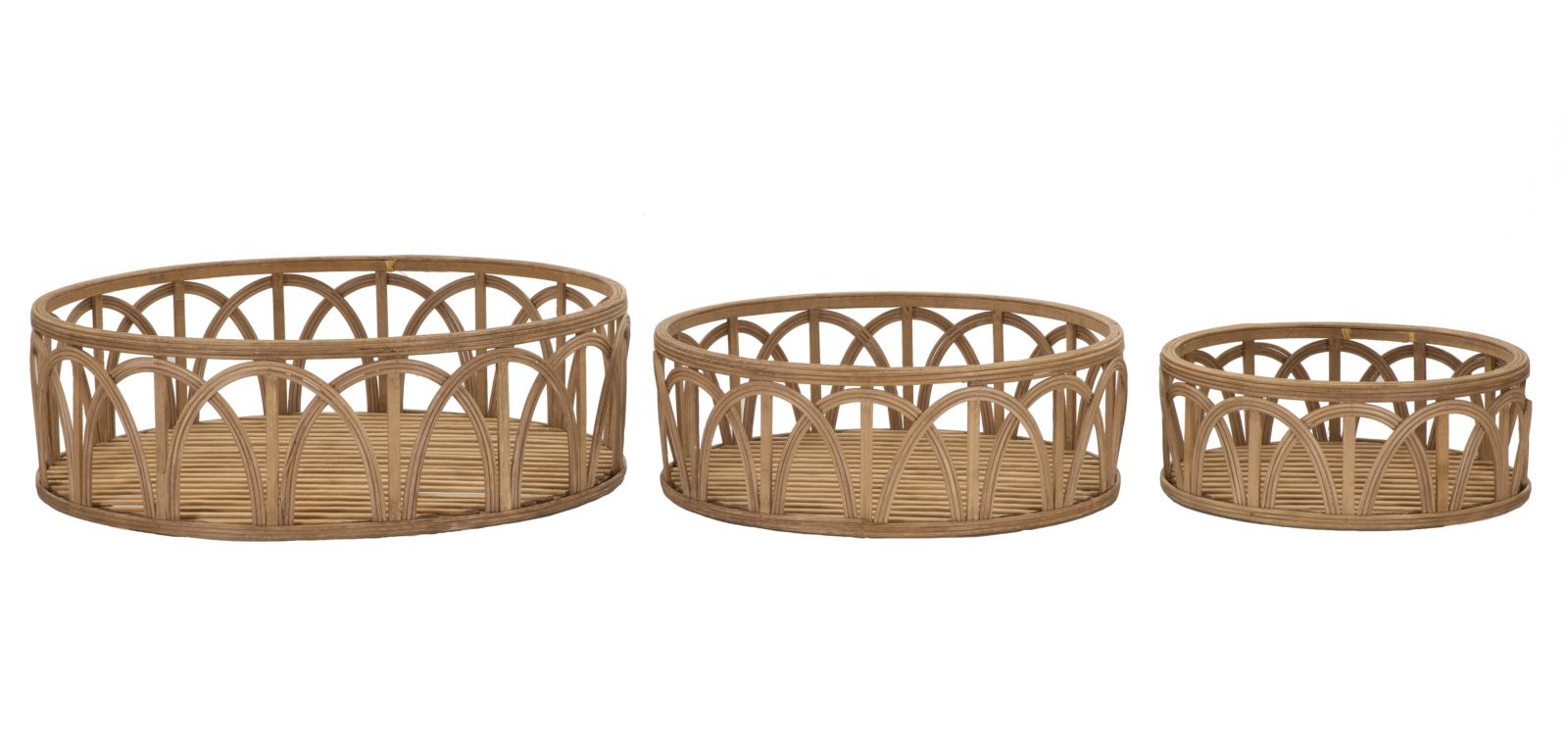 TRAY FUJI SET 3 PCS CM Ø 50X16-40X14-30X12