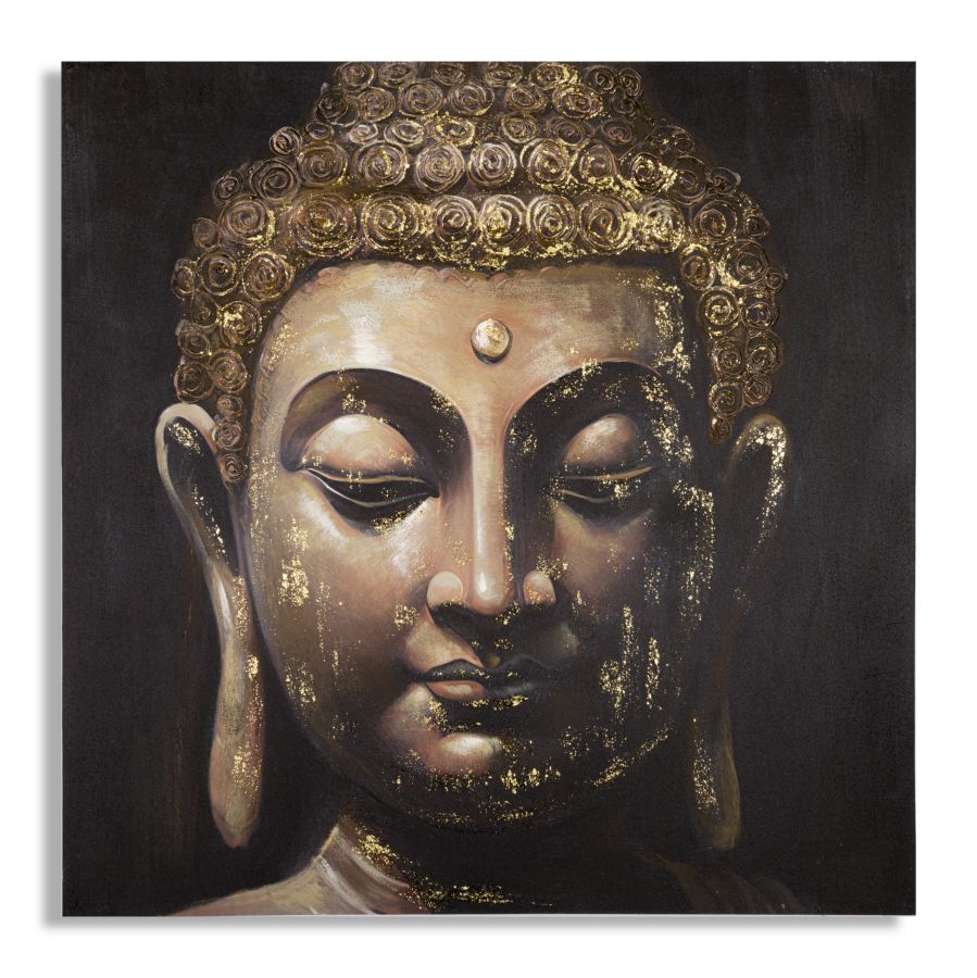 HANDMADE WALL PAINTING BUDDHA -B- CM 100X3X100