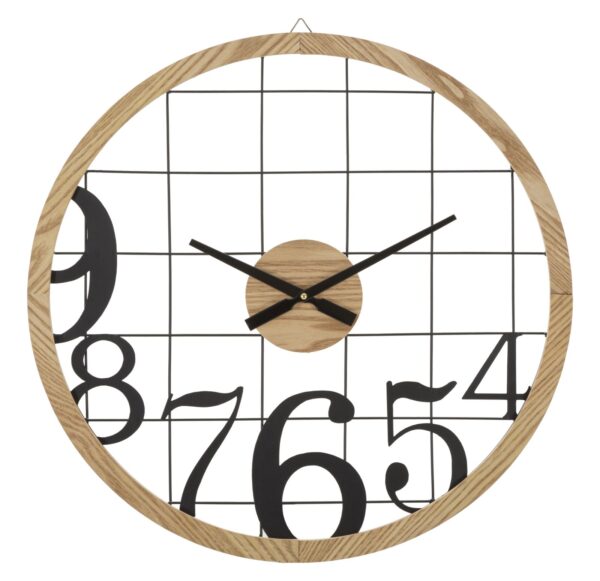 WALL CLOCK NUMBERS CM Ø 60X2,5