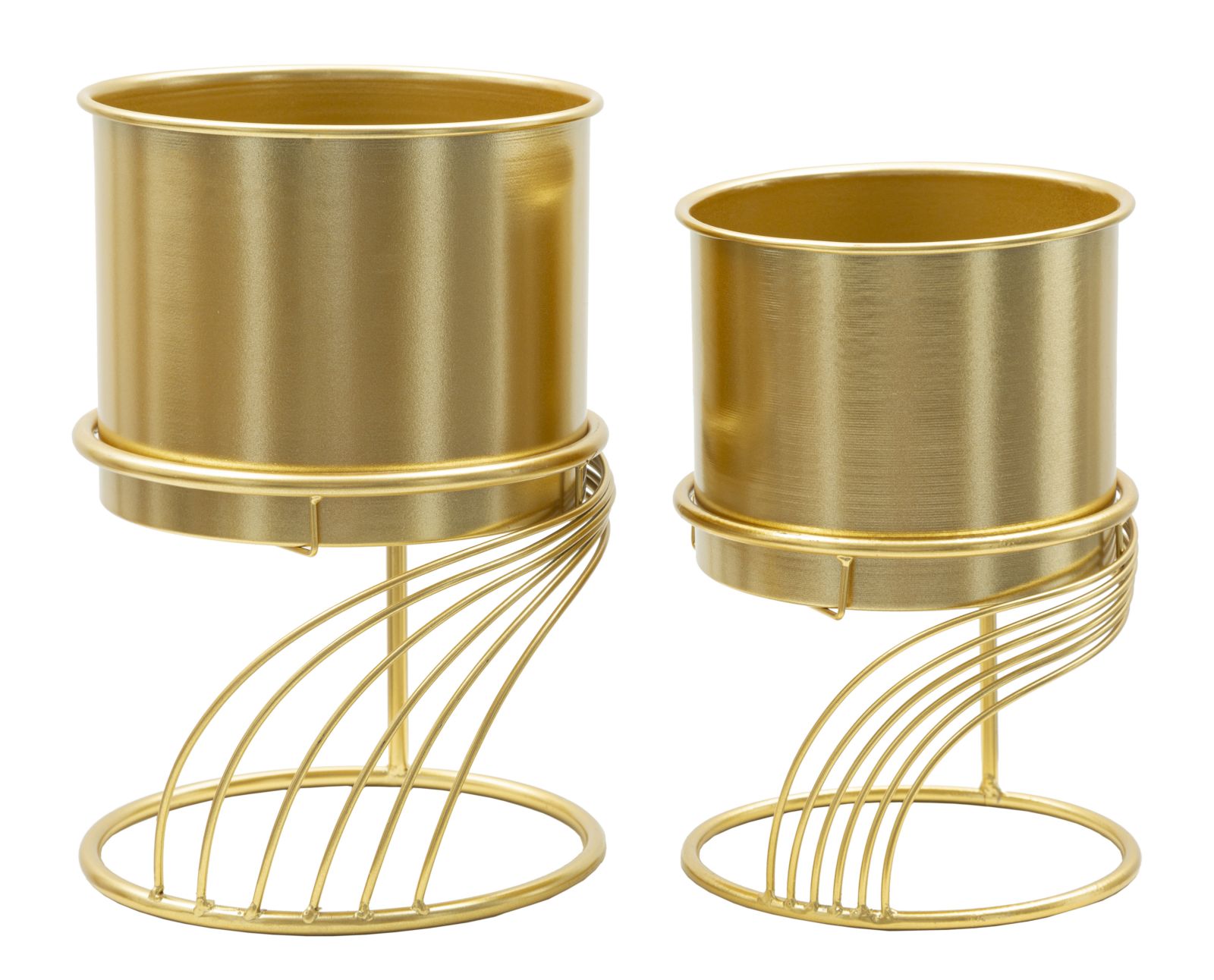 VASE HOLDER SPIRALLY SET 2 PCS CM Ø 23X35-20X30