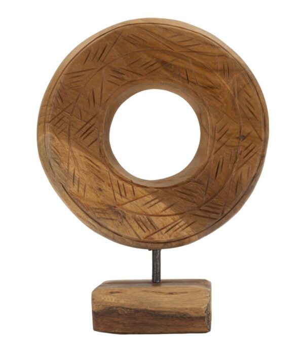 DORAT SCULPTURE TEAK CM 20X10X20