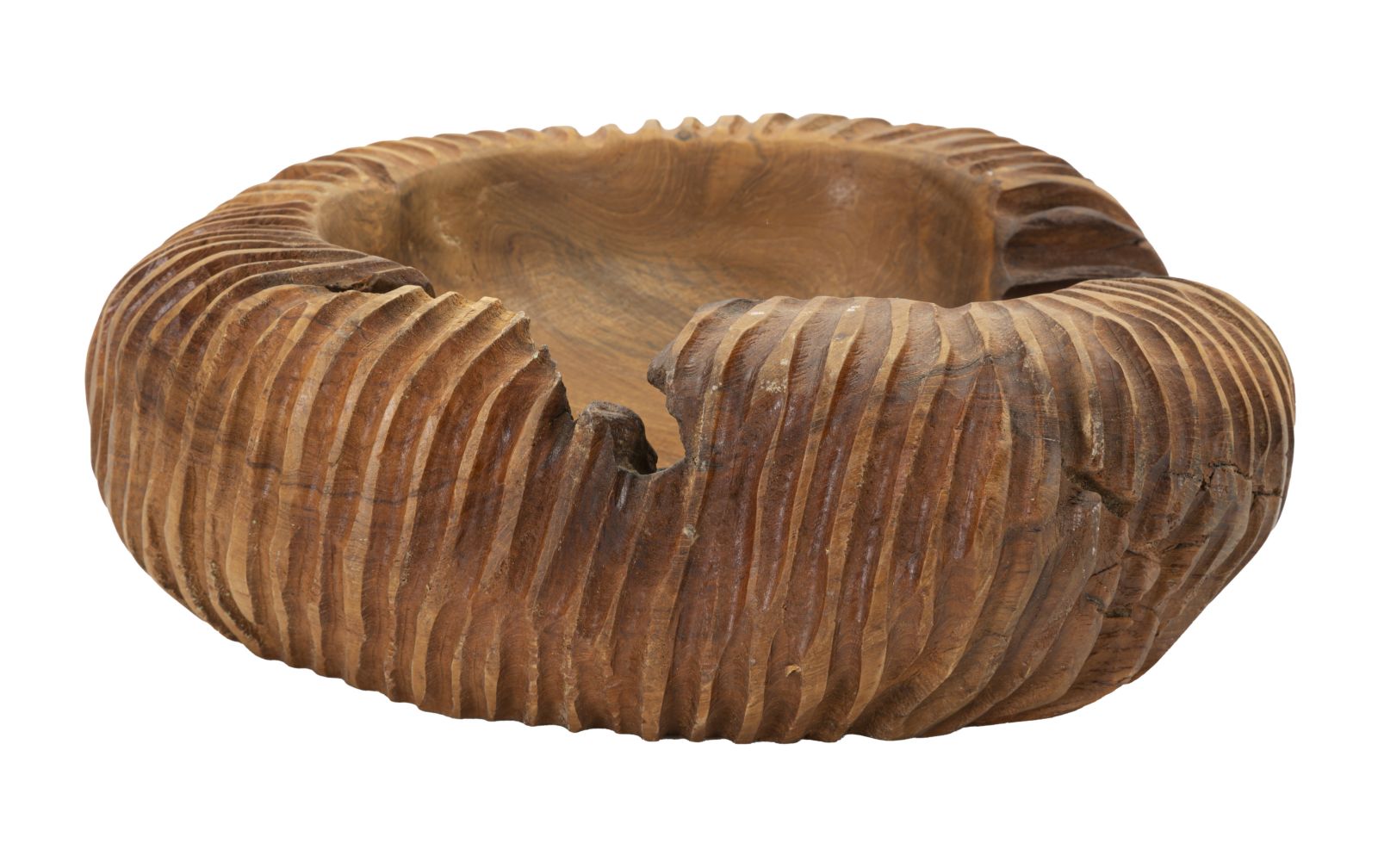 TRAY GARIT TEAK CM 37X40X16