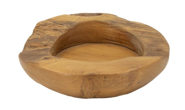 TRAY ERUSI TEAK CM Ø 20X6
