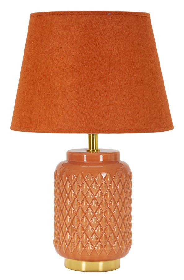 TABLE LAMP SQUARE ORANGE CM Ø 28X44