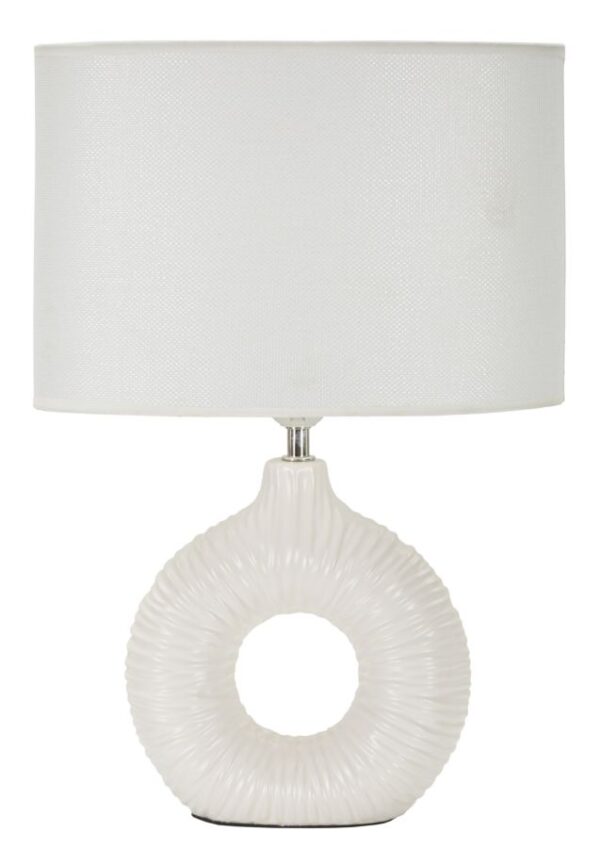 TABLE LAMP SETA WHITE CM 28,5X15X43