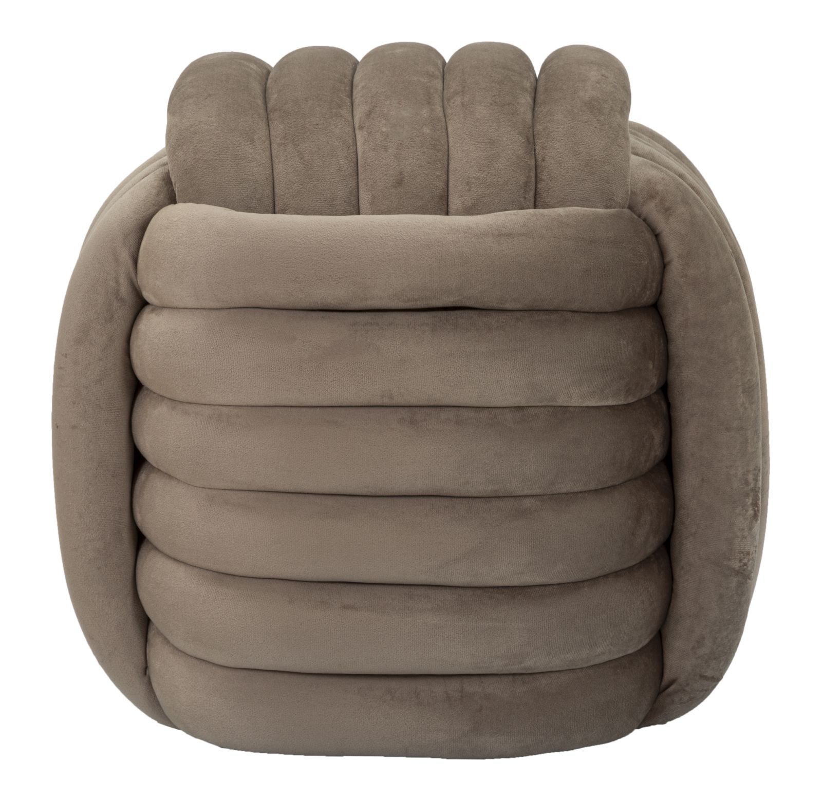 STOOL SOFTY GREY CM 45X45X45
