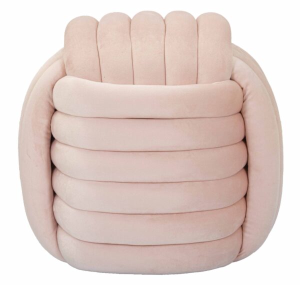 STOOL SOFTY PINK CM 45X45X45
