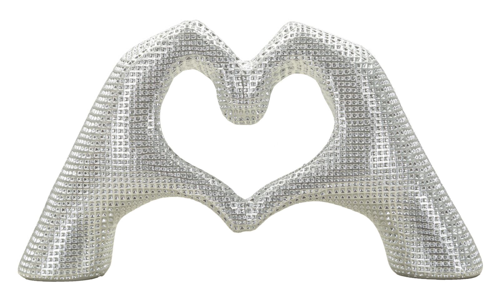 HANDS LOVER SILVER CM 25X7,5X13,5