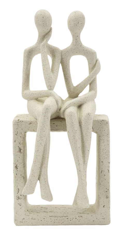 STONS PAIR FIGURINE CM 11,5X9X25