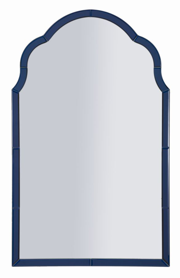 TANGIER BLUE WALL MIRROR CM 62x1x100 (  INSIDE MIRROR SIZE  CM 55x94)