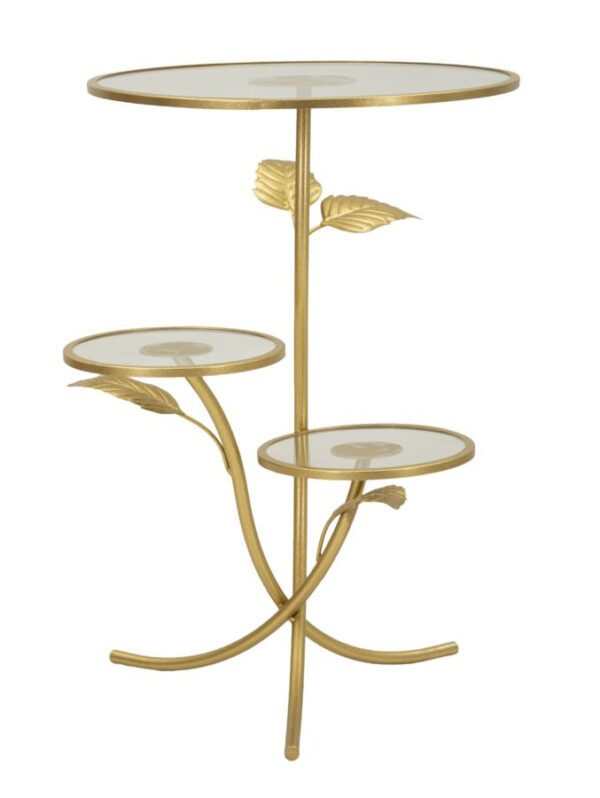 TABLE 3 SHELVES LEAF CM Ø54X69,5