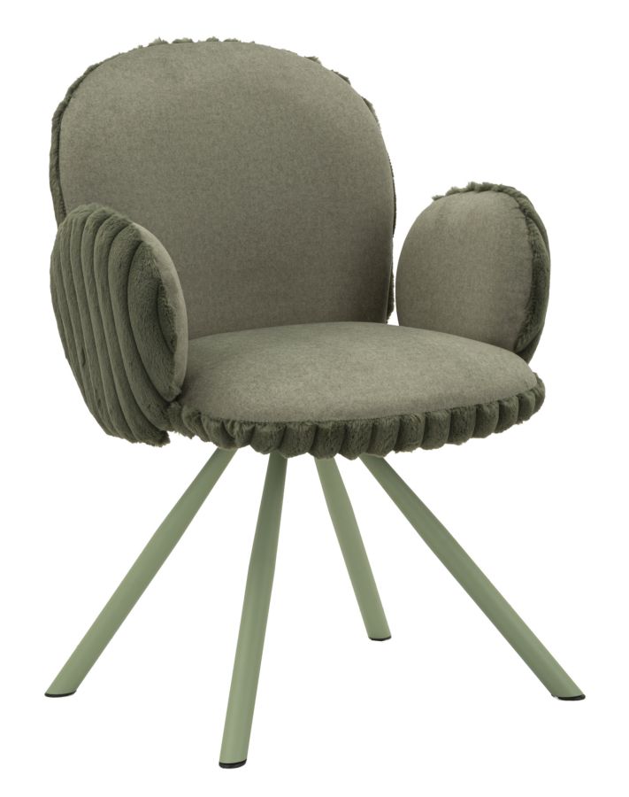 CHAIR STOCKHOLM -B- GREEN SET 2 PCS CM 64X68X83 (SEAT HEIGHT CM 45)