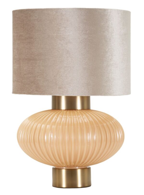 PERLY TABLE LAMP -W- CM Ø33X49