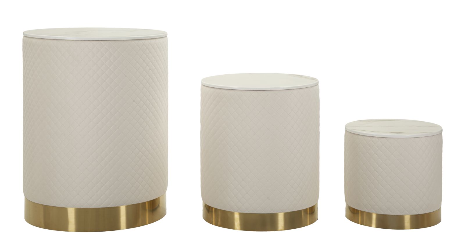 DISPLAY SHOP WITH STORAGE SET 3 PCS CM Ø 60X80-50X60-40X40