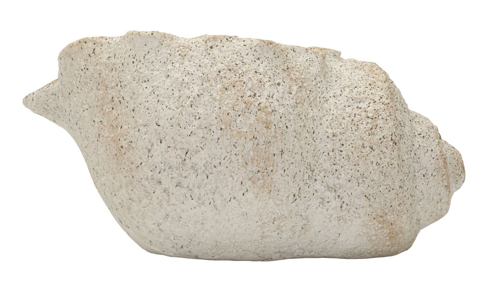SHELL SAND VASE -B- CM 35X23X18 (HOLE CM Ø 17X14)