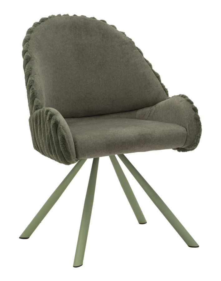 SEDIA STOCCOLMA -A- VERDE SET 2 PZ CM 58X53X85
