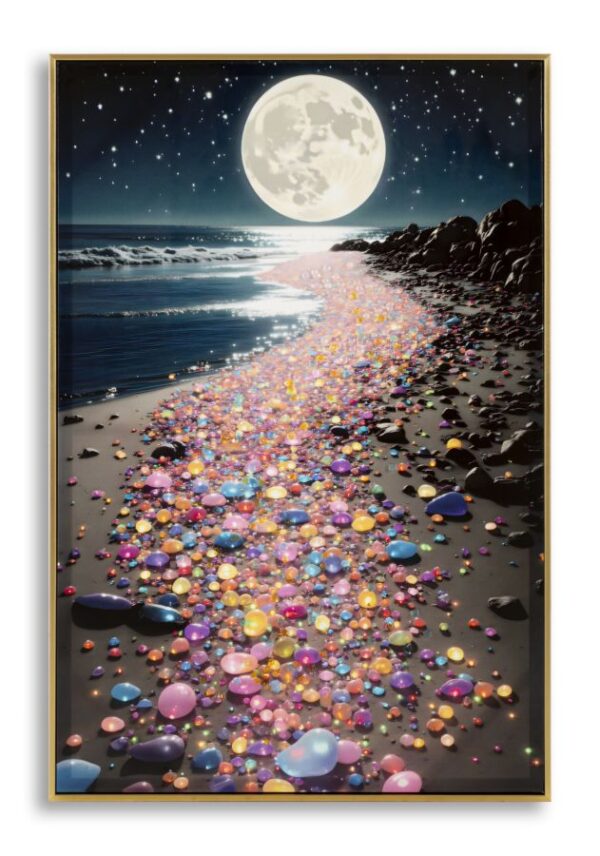 PRINTING ON CANVAS COLORS LAQUARED WITH FRAME -A- CM 60X3,5
X90