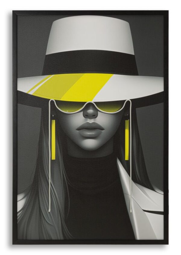 PRINTING ON CANVAS WITH LED MARGOT CM 80X4X120