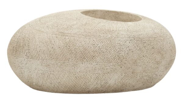 STONE VASE HOLDER CM 78,5X56X33,5 (HOLE CM Ø 28)
