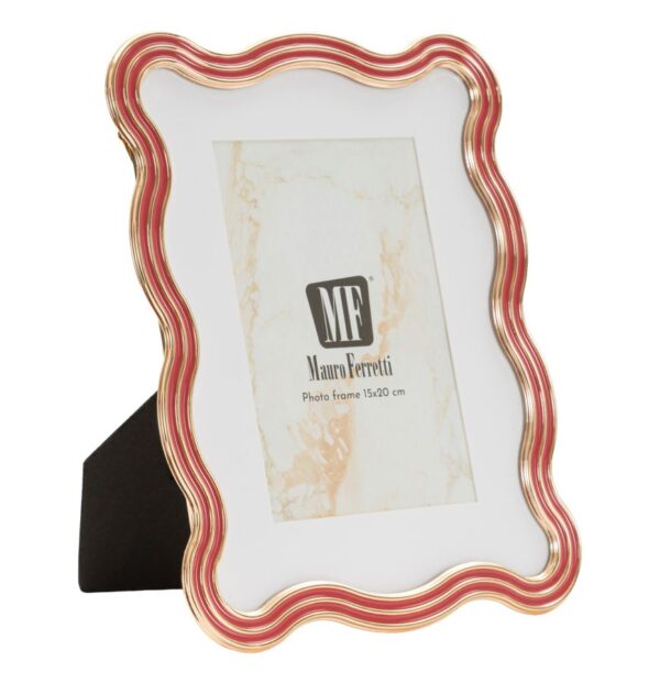 PHOTO FRAME ELIZABETH RED CM 17,5X1,3X22,5 (INSIDE SIZE CM 15X20)