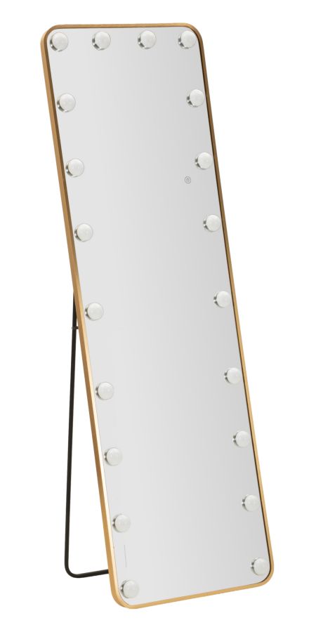 LED FLOOR MIRROR HOLLYWOOD RECTANGULAR CM 50X6-45X160 (3 COLOR LIGHT)