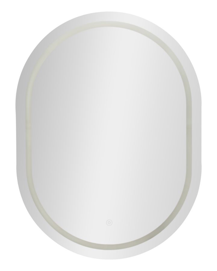 LED WALL MIRROR SIMPLE OVAL CM 60X3,5X80 (3 COLOR LIGHT)