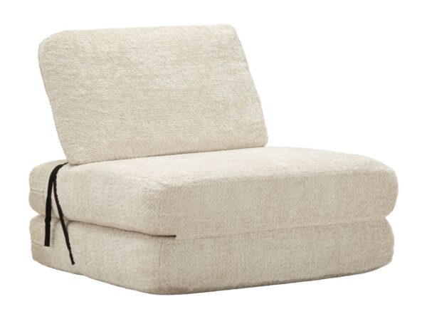 FASTER ARMCHAIR/BED WHITE CM 80X100X80 (COMPRESSED - BED SIZE CM 204X80X18)