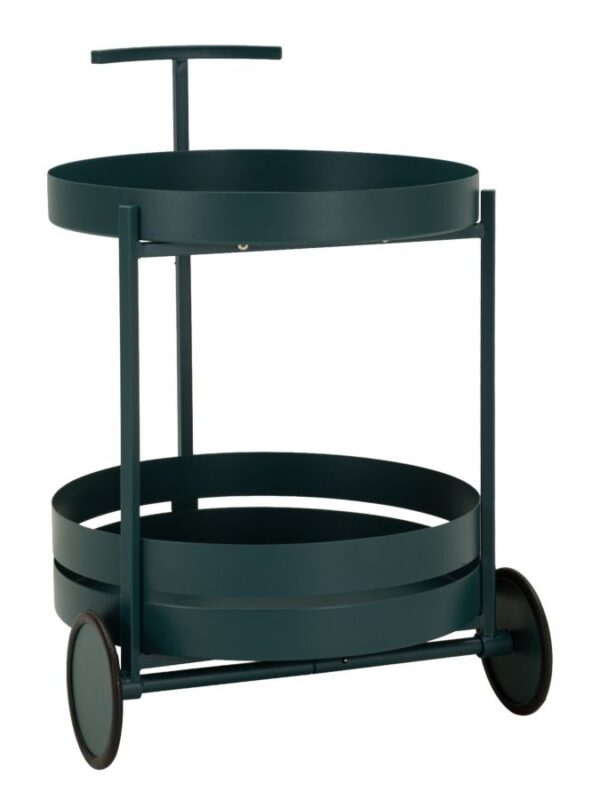 SATURN BAR CART DOVE TEAL CM 40X49,5X61