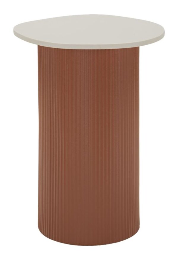 FRANKFURT MARBLE END TABLE CM 35X37X53