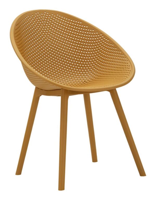 IBIZA MUSTARD CHAIR SET 2 PCS CM 59X59X83 (SEAT HEIGHT CM 45)