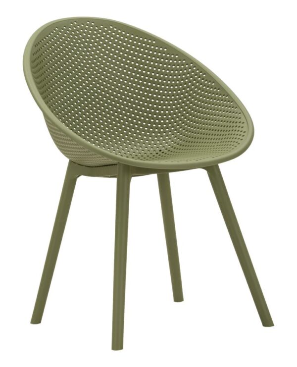 IBIZA GREEN CHAIR SET 2 PCS CM 59X59X83 (SEAT HEIGHT CM 45)