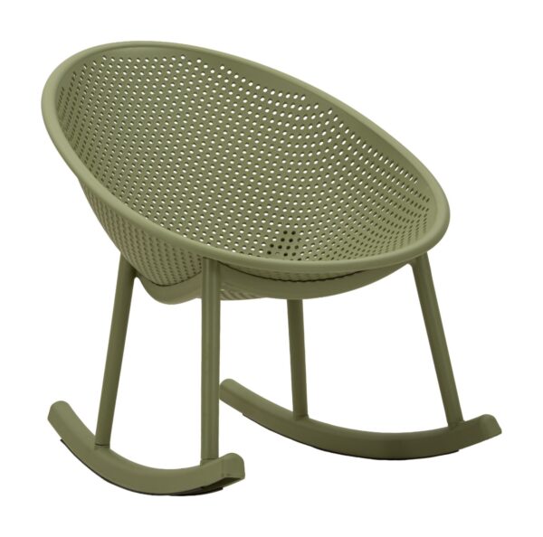 IBIZA GREEN ROCHING CHAIRCM 66X88X80 (SEAT HEIGHT CM 38)