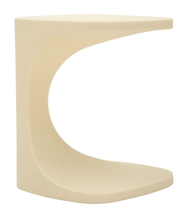 IBIZA WHITE END TABLE CM 42X42X52