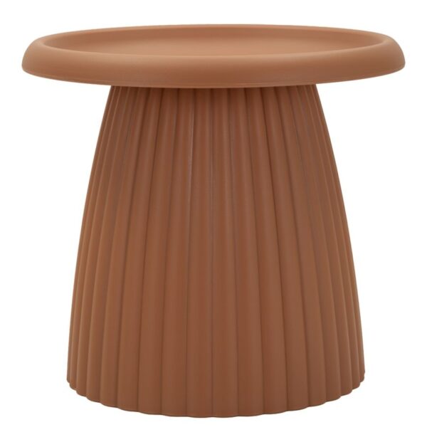 GEAX END TABLE RED CM Ø 50X45
