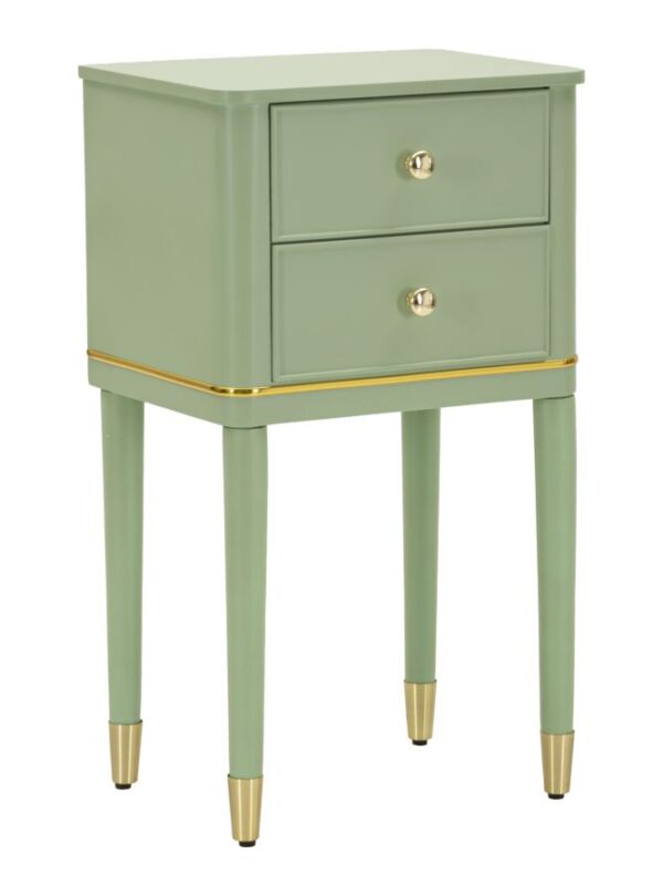 CAMILLE BEDSIDE GREEN CM 40X30X71