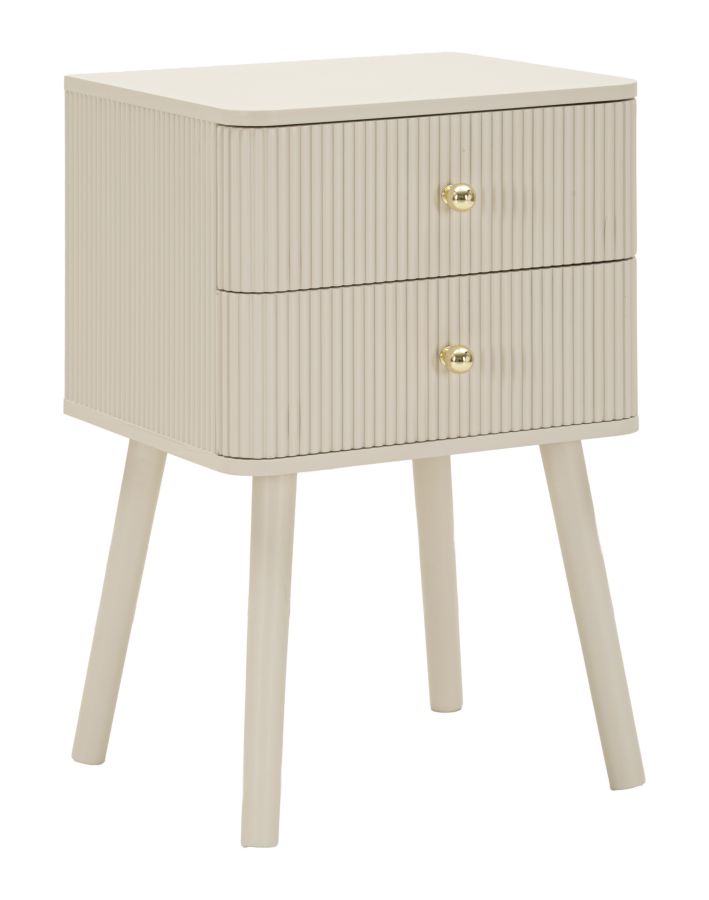 SHY BEDSIDE 2 DRAWERS CM 34X37,5X59