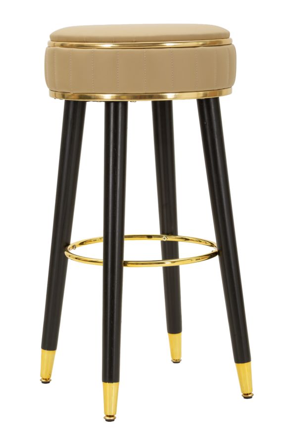 LONDON BAR STOOL BROWN CM Ø 38X74