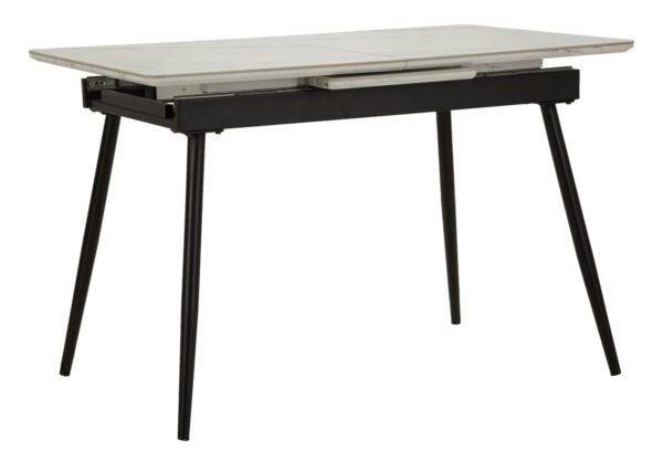 MATT DINING TABLE CM 120X80X75 (OPEN 155X80X75)